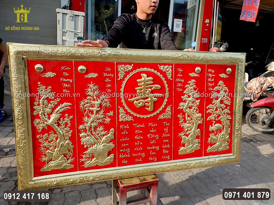 khung đồng v&ocirc; c&ugrave;ng chắc chắn